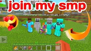 Minecraft Public SMP LIVE IP IN PORT | PUBLIC SMP 24/7 | PLAYING | JAVA+PE