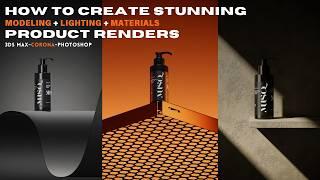 How To Create Photorealistic Product Visualization In 3ds max & Corona | 3D ASMR Tutorial (No Audio)