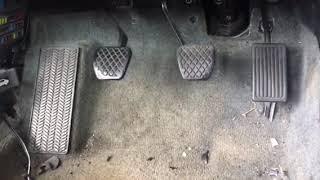 Clutch pedal adjustment