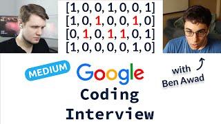 Medium Google Coding Interview With Ben Awad