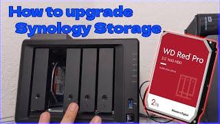 How to upgrade your Synology drives with bigger capacity drives without losing data