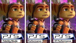 Ratchet & Clank: Rift Apart | Fidelity VS Performance VS RT Performance | PS5 Modes Comparison