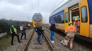 Storm van 11 maart zorgt voor een drukke dag op het spoor. - Incidentenbestrijders #32