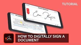 How to digitally sign a document | Adobe Acrobat