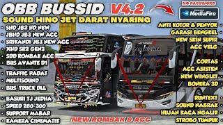 NEW ACC & ROMBAK COBAIN OBB BUSSID V4.2 TERBARU SOUND HINO JET DARAT SUPER NYARING | GRAFIK HD