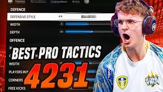 THE BEST 4231 PRO TACTICS + INSTRUCTIONS ON FC 24 