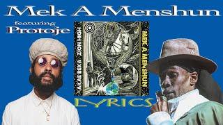 Akae Beka - Mek A Menshun (ft. Protoje) (Lyrics)