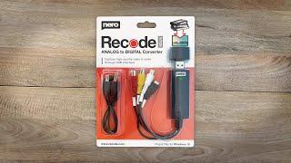 Nero Recode - How to digitize your analog Videos