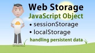 JavaScript Storage Interface sessionStorage localStorage Tutorial