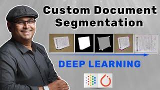 Custom Semantic Segmentation using DeepLabv3 for a Document Scanning application