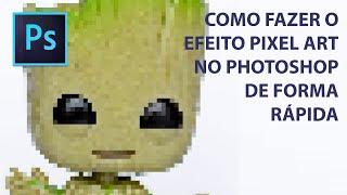 Como criar o efeito Pixel Art em imagens no Photoshop.