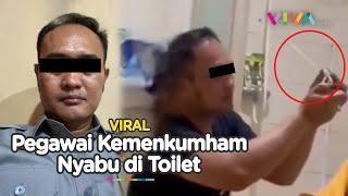 Orang Dalam Kemenkumham Asik Nyabu Bareng Wanita di WC Hotel