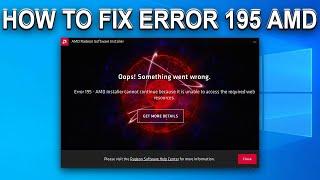 How to Fix Error 195 AMD Driver 2023 Guide | E-Solution Expert