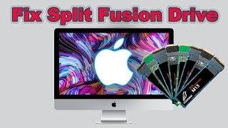 How To: Fix A Split Fusion Drive on iMac [High Sierra | MacOS Mojave]