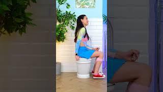 Solving small everyday bathroom problems || Awesome toilet life hack! #shorts