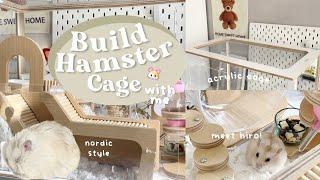 Building a Cozy Hamster Home  | Relaxing DIY Cage Building Adventure!