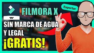 ▶ Filmora SIN MARCA de AGUA 100% Legal TRUCO [2022] 