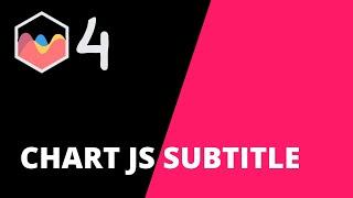 Chart JS Subtitle in Chart JS 4