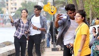 Romantic Selfie with kissing Prank On Cute Girl's || Diary of vipin