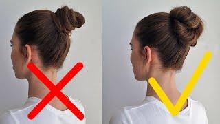 HOW TO:VOLUMINOUS BUN TRICK. MEDIUM/LONG HAIR