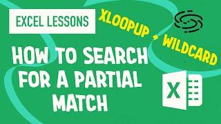 HOW TO SEARCH FOR A PARTIAL MATCH!!!