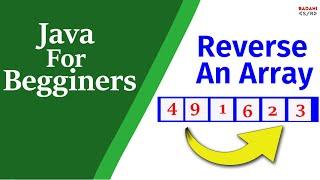 #15 Java Tutorial for beginners in hindi | Reverse an Array in Java