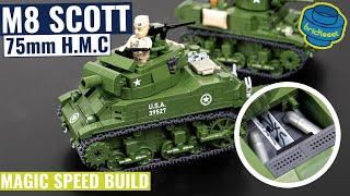 75mm Howitzer Motor Carriage M8 Scott - COBI 2279 (Speed Build Review)