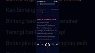 Putri - Bintangku karaoke