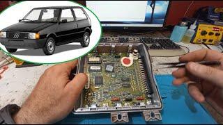 FIAT UNO 97 FALHANDO E CORTANDO, CENTRAL IAW G7 - detalhes elétricos e reset da central