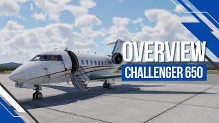 Challenger 650 Overview! - Xplane 12