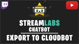 Streamlabs Chatbot: Export Commands, Currency, Timers und Quotes zum Cloudbot