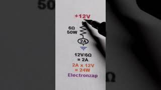 6th My Max Recommended Voltage Across Common Resistor Values Explained #shorts #short #electronics