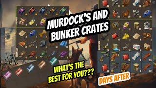 DAYS AFTER:BUNKER AND MURDOCK'S CRATE/WHAT DO YOU CHOOSE???