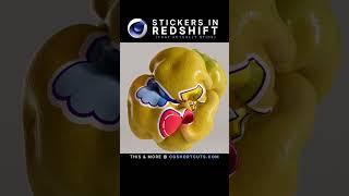 Stickers or Decals in Redshift⭐The Best Way - New Tutorial