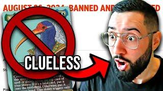 Yu-Gi-Oh! Player Reacts - BAN LIST! But it's Magic: The Gathering (I have never played this game)