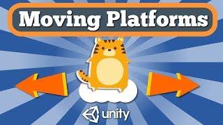 Unity 2D Tutorial How To Create Moving Platform That Character Can Ride In Simple Platformer Game.