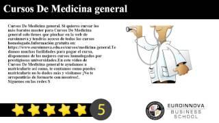 Cursos De Medicina general