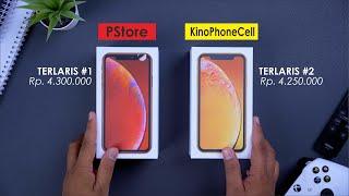 Beli iPhone XR TERLARIS di SHOPEE! Mending MANA? PStore VS Kinophonecell