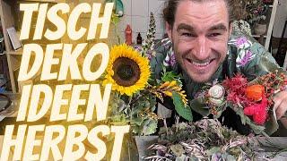 Tischdeko inspirationen für den Herbst zum selber machen