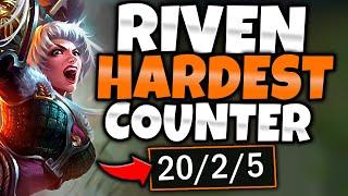 RIVEN'S HARDEST COUNTER MATCHUP! (HOW TO BEAT) - S12 RIVEN TOP  GAMEPLAY! (Season 12 Riven Guide)