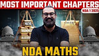 बस ये करो  - Most Important Chapters For NDA Maths | Strategy For NDA 1 2025 Maths | LWS