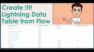 Create lightning Data Table in Flow.