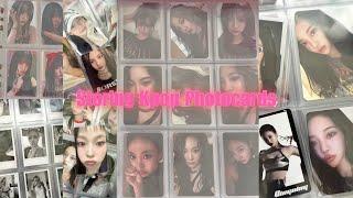  storing kpop photocards 05 - aespa ningning, blackpink rose, nmixx kyuujin, stayc yoon :) 