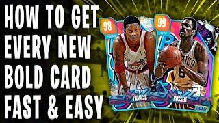 HOW TO GET DARK MATTER BILL RUSSELL AND EACH BOLD 2 CARD FOR FREE FAST AND EASY IN NBA 2K24 MyTEAM!!