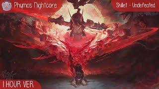 【 Nightcore】 → Undefeated 『1 Hour Ver.』