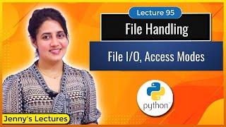File Handling in Python | Python Tutorials for Beginners #lec95