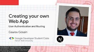 Creating your First Web App - User Authentication and Routing