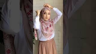 Tutorial Cara Memakai Jilbab Segi Empat Agar Rapi, Sopan dan Stylish #hijabstyle