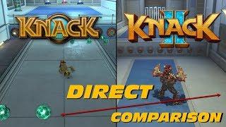 Knack vs Knack 2 | Direct Comparison