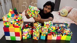 Solving My Entire Rubik's Cube Collection